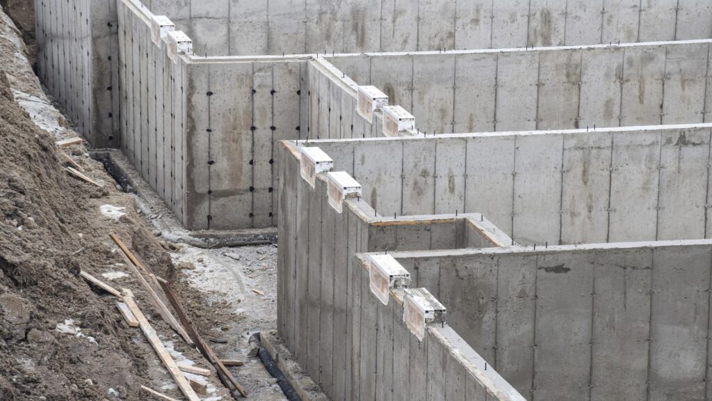 concrete basement foundation