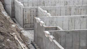 concrete basement foundation